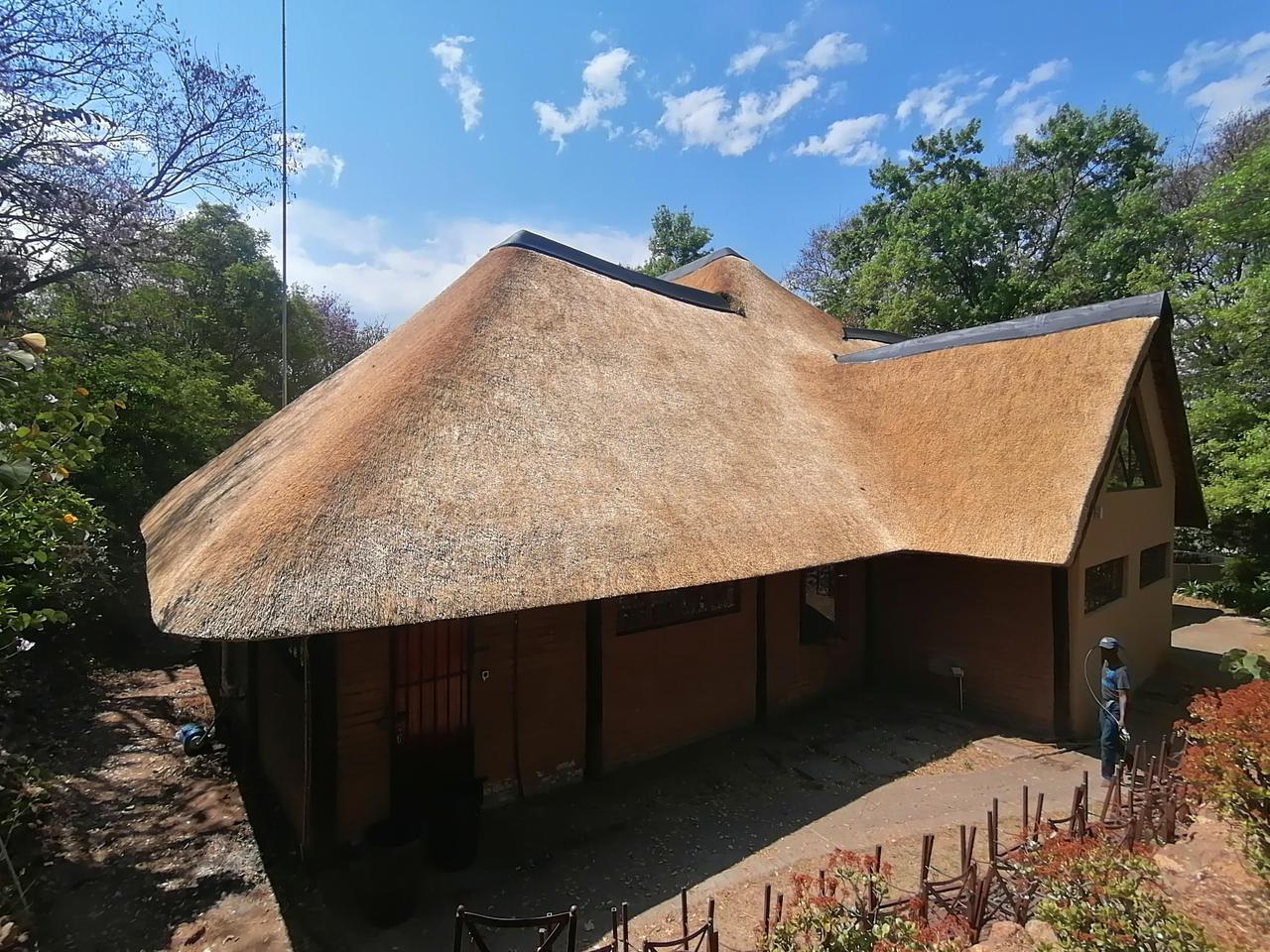 SP Thatch roof repair project
