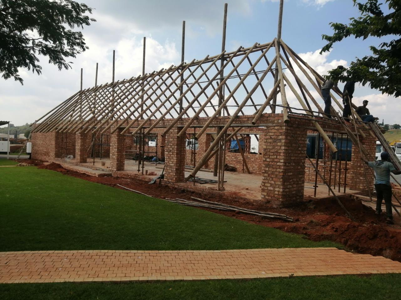 SP Thatch roofing project